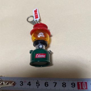 カリモクカグ(カリモク家具)のミニチュア　ランタン　ランプ　キャンプ　昭和レトロ　キーホルダー(キャラクターグッズ)