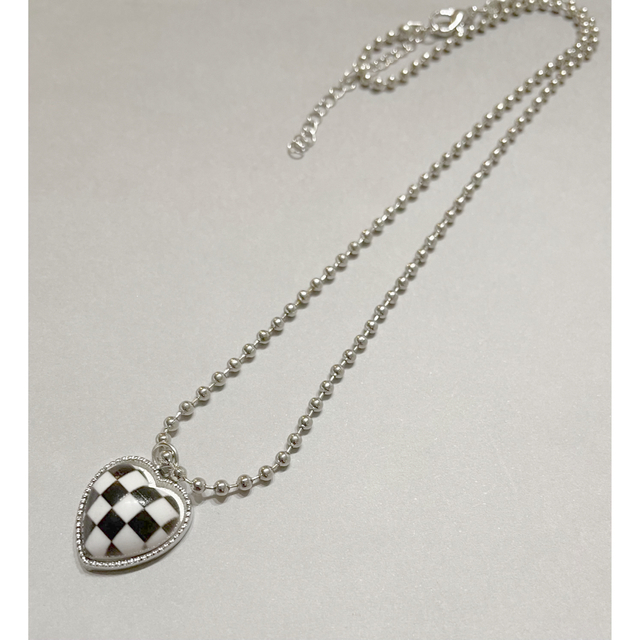 ALEXIA STAM(アリシアスタン)のno.163 Checker chain necklace レディースのアクセサリー(ネックレス)の商品写真