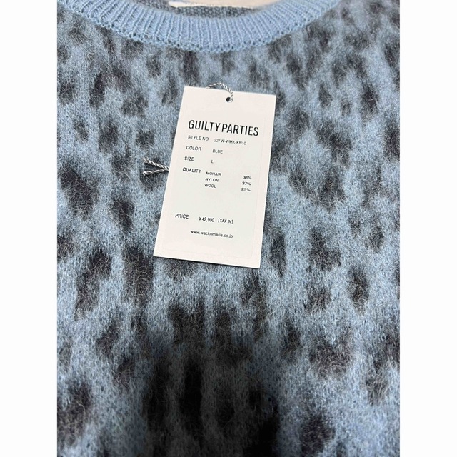 WACKO MARIA(ワコマリア)のWACKOMARIA LEOPARDMOHAIR SWEATER Ｌ メンズのトップス(ニット/セーター)の商品写真