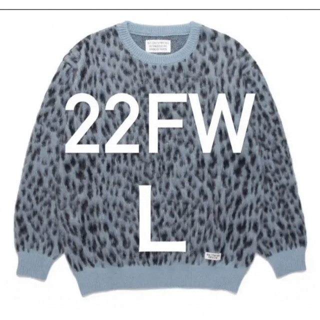 WACKO MARIA(ワコマリア)のWACKOMARIA LEOPARDMOHAIR SWEATER Ｌ メンズのトップス(ニット/セーター)の商品写真