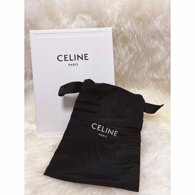 セリーヌ CELINE 財布 二つ折り ミディアム ストラップ ウォレット