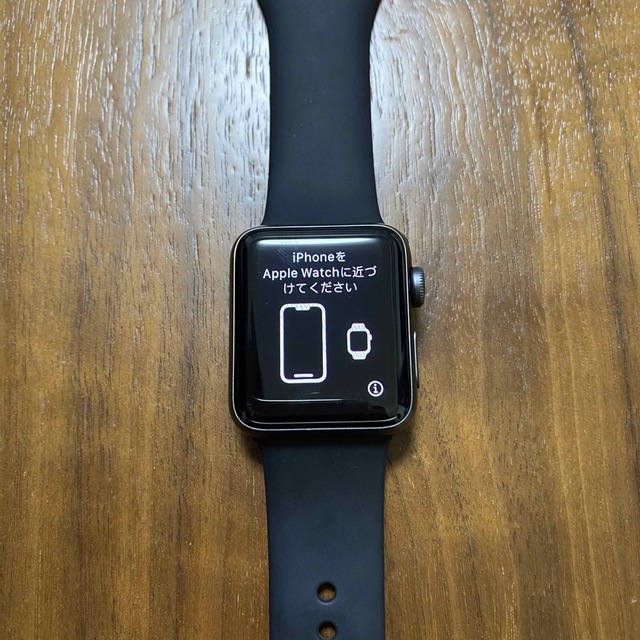 Apple Watch(アップルウォッチ)の【純正】Applewatch series3 38mm GPSモデル スマホ/家電/カメラのスマートフォン/携帯電話(その他)の商品写真