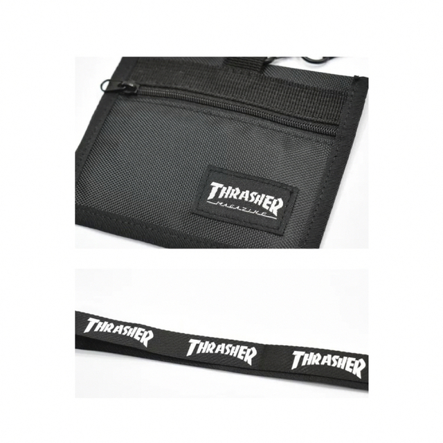 THRASHER(スラッシャー)のTHRASHER スラッシャー ネックパスケース ICカードケースイエローです。 レディースのファッション小物(名刺入れ/定期入れ)の商品写真