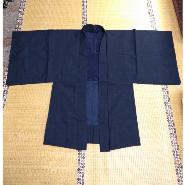 値下❗】矢代仁 男着物 羽織 羽織紐 長襦袢 半襦袢 兵児帯 紺 新品未