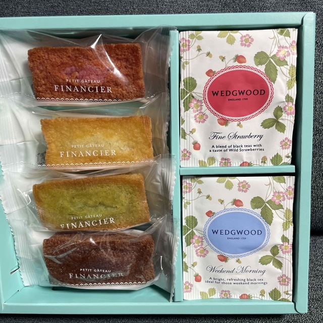 WEDGWOOD(ウェッジウッド)のフィナンシェ＆ウェッジウッド ワイルドベリー ティーバッグセット 食品/飲料/酒の飲料(茶)の商品写真