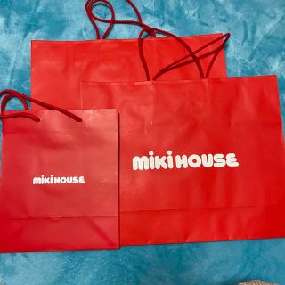 ミキハウス(mikihouse)のミキハウス　紙袋　3枚(ショップ袋)