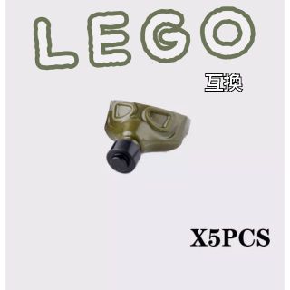 ガスマスク　緑　LEGO互換　レゴ武器　父の日　インテリア　プレゼント　特殊部隊(その他)