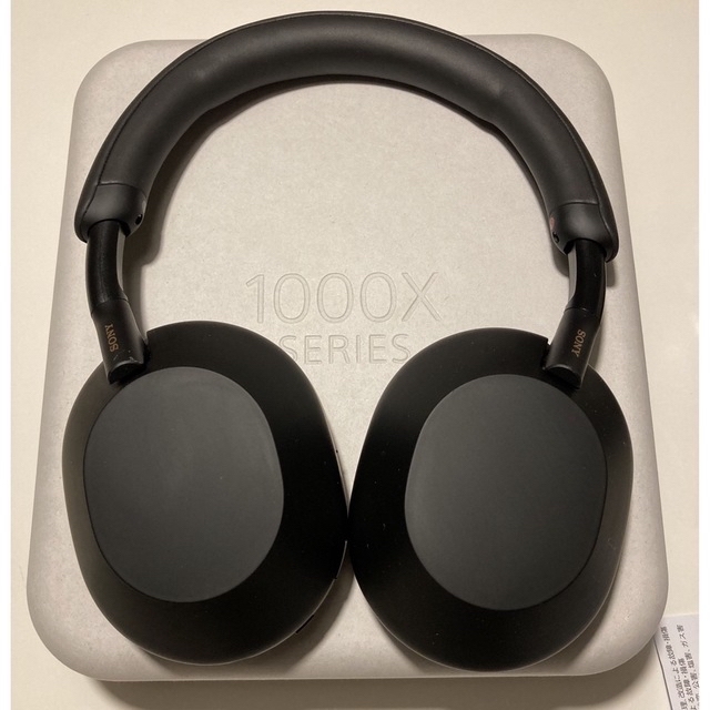 Sony WH-1000XM5 黒 3年ワイド保証付き - ヘッドフォン/イヤフォン