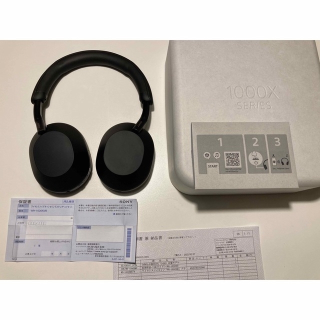 Sony WH-1000XM5 黒　3年ワイド保証付き 5