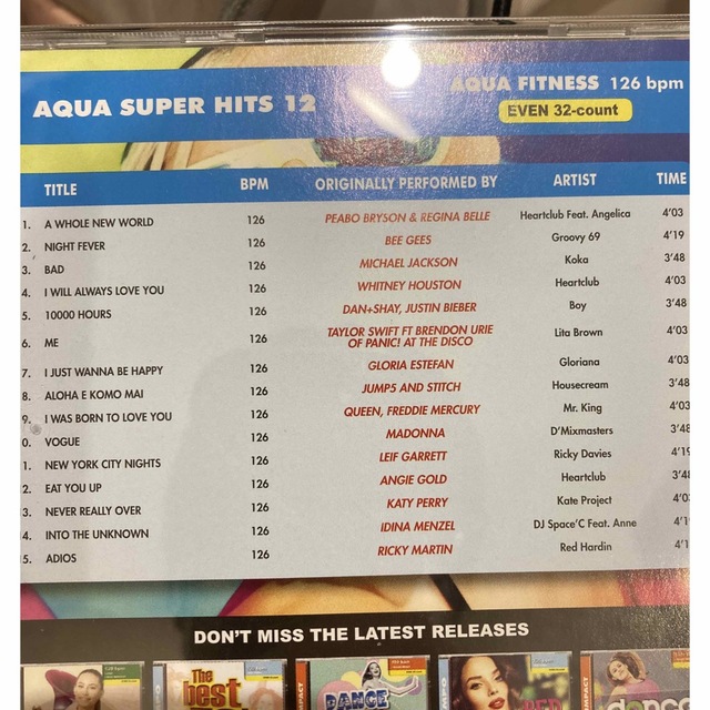 AQUA SUPER HITS 12 エンタメ/ホビーのCD(ポップス/ロック(洋楽))の商品写真