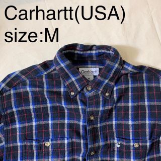 カーハート(carhartt)のCarhartt(USA)ビンテージヘビーフランネルチェックシャツ(シャツ)