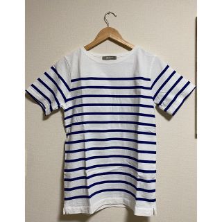 ナノユニバース(nano・universe)のNAO様専用　ボーダーTシャツ　ブルー(Tシャツ/カットソー(半袖/袖なし))