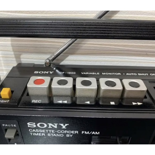 SONY ソニー CF-1900 ラジカセ メンテナンス済み 2BAND 動作品 | www