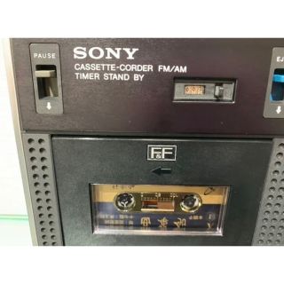 SONY - SONY ソニー CF-1900 ラジカセ メンテナンス済み 2BAND 動作品