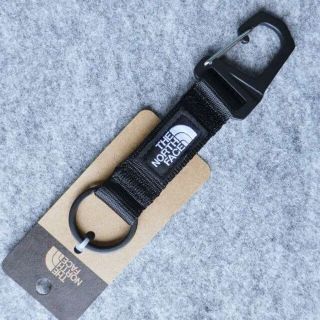 ザノースフェイス(THE NORTH FACE)のノースフェイス キーホルダー NN32001 Black 新品 未使用(キーホルダー)