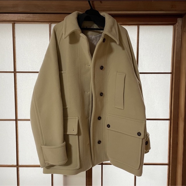 DEICY ステンカラーソフトモッサコート イエロー-