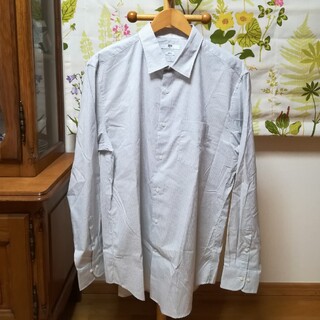 ユニクロ(UNIQLO)の✨UNIQLO ユニクロ 細かいチェック柄の長袖シャツ3Lサイズ(シャツ)