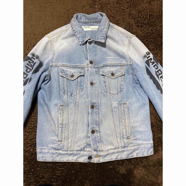 OFF WHITE IMPRESSIONISM DENIM JACKET   Gジャン/デニムジャケット