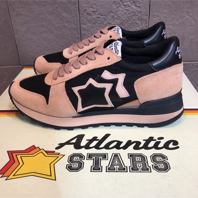 Atlantic STARS(アトランティックスターズ)のEU37 ピンク&ブラックスター　アトランティックスターズ　アレナ レディースの靴/シューズ(スニーカー)の商品写真