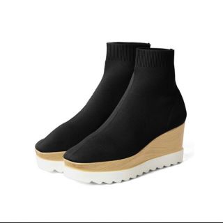グレイル(GRL)のGRL 厚底プラットフォームソックスブーツ 23cm(ブーツ)