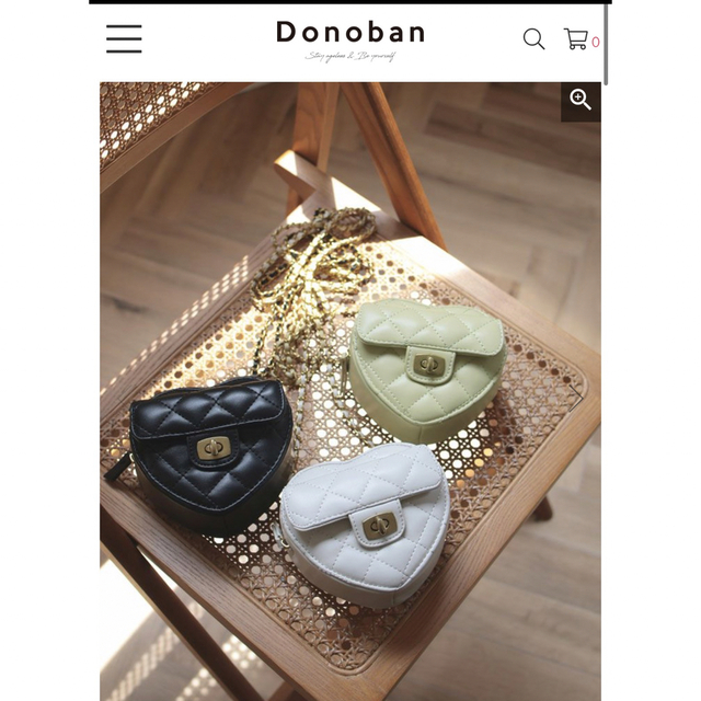 Donoban(ドノバン)のDONOBAN ハートショルダー レディースのバッグ(ショルダーバッグ)の商品写真