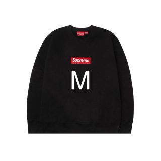 シュプリーム(Supreme)のsupreme box logo crewneck  M 黒(スウェット)