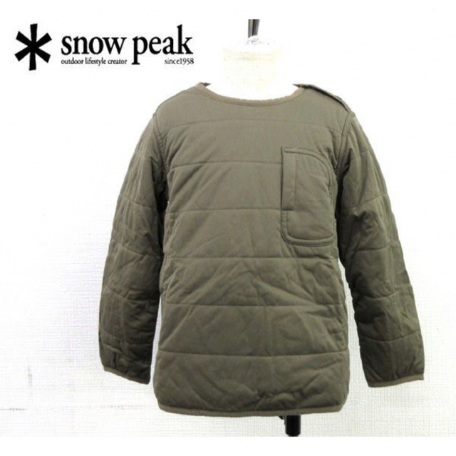 NO.3  snow peak  フレキシブルインサレーション プルオーバー