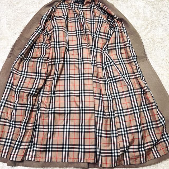 超美品 カシミヤ Burberry 激レア ノバチェック コート-