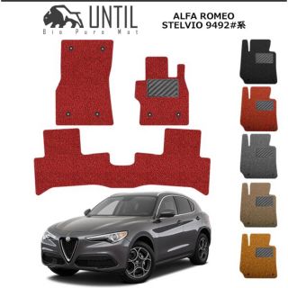 アルファロメオ(Alfa Romeo)のアルファロメオ　ステルヴィオALFA ROMEO　STELVIOフロアマット 赤(車内アクセサリ)