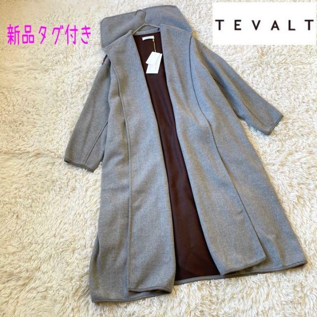 人気完売品/新品タグ付き✨TEVALT✨カラーブロック セーラーカラーコート