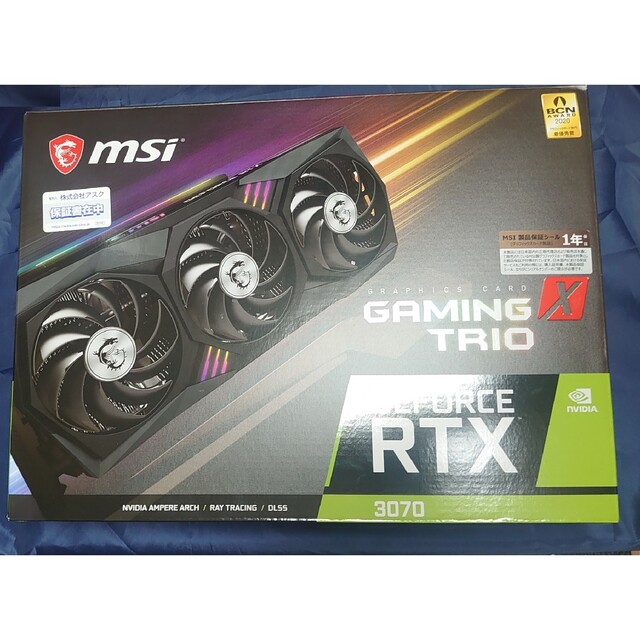 高評価なギフト 3070 RTX GeForce MSI 非LHR) GAMING TRIO X PCパーツ