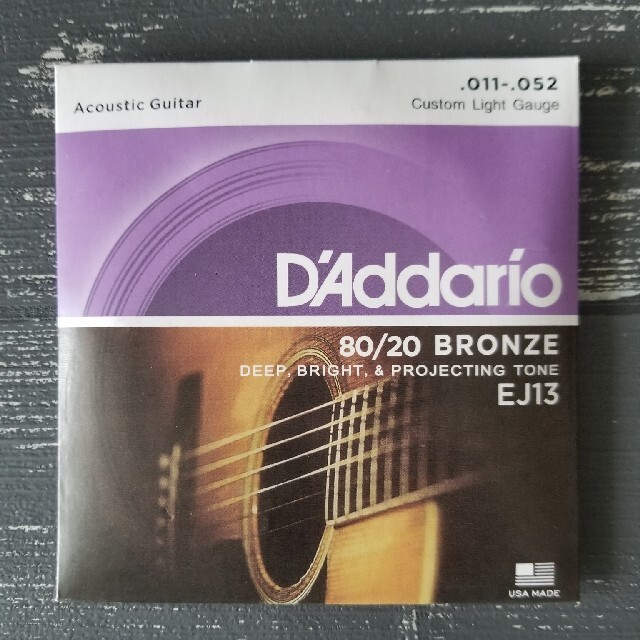 最上の品質な 新品 D'Addario ダダリオ アコースティックギター弦 EXP15