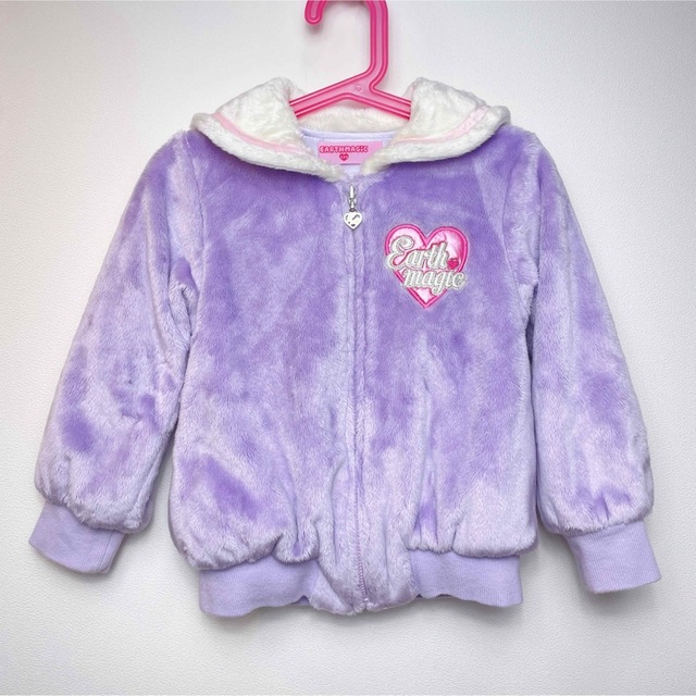 EARTHMAGIC(アースマジック)のシルキーセーラージャケット キッズ/ベビー/マタニティのキッズ服女の子用(90cm~)(ジャケット/上着)の商品写真