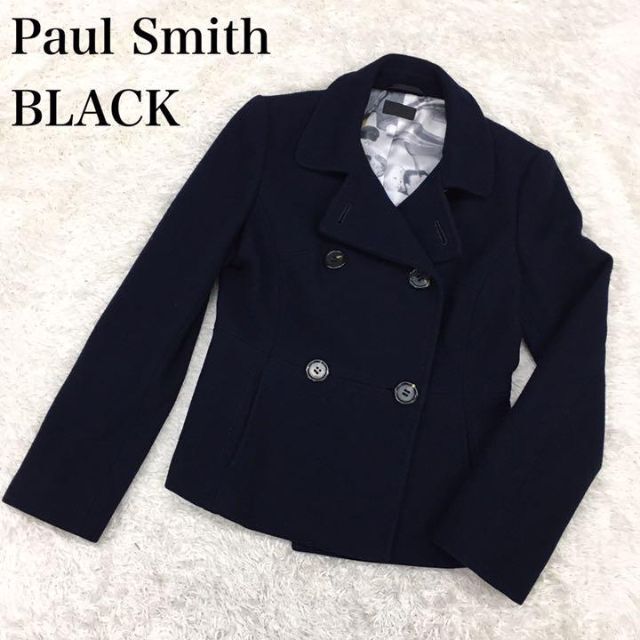 100%本物 Paul Smith BLACK ピーコート L 黒 大きいサイズ ほぼ未使用
