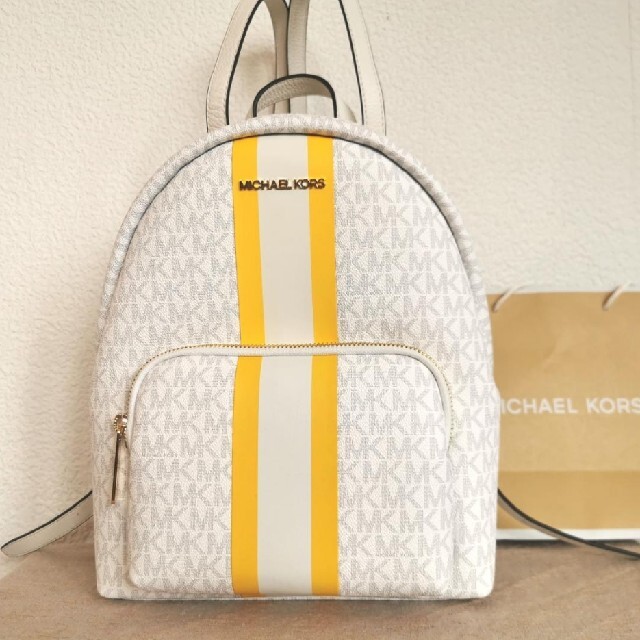 MICHAEL KORS マイケルコース レザーリュックMK柄