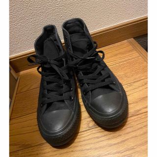 コンバース(CONVERSE)のコンバース　ブラック　24センチ(スニーカー)