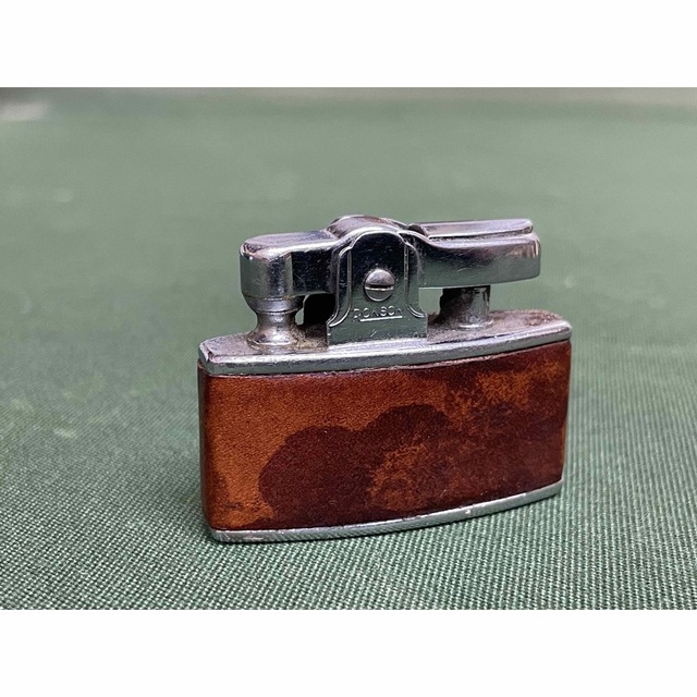 Ronson vintage oil lighter ロンソン 革張り ライター