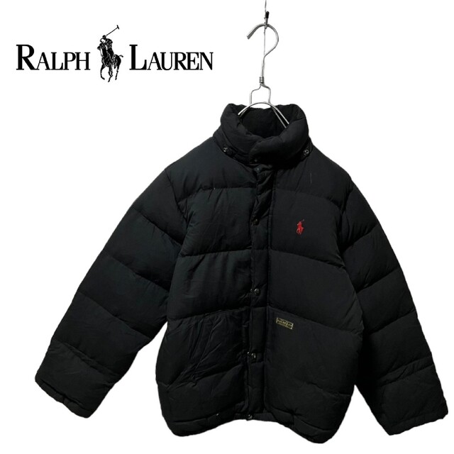 Ralph Lauren - 【Ralph Lauren】10-12 ロゴ刺繍 ダウンジャケット A