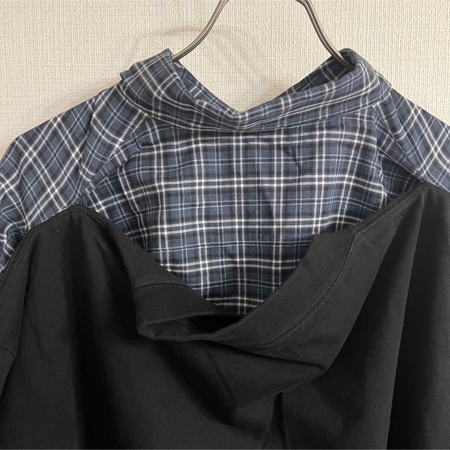 Balenciaga - 確実正規品 バレンシアガ Tシャツドッキング長袖チェック