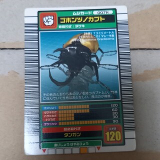 セガ(SEGA)のゴホンヅノカブト　甲虫王者ムシキング(カード)
