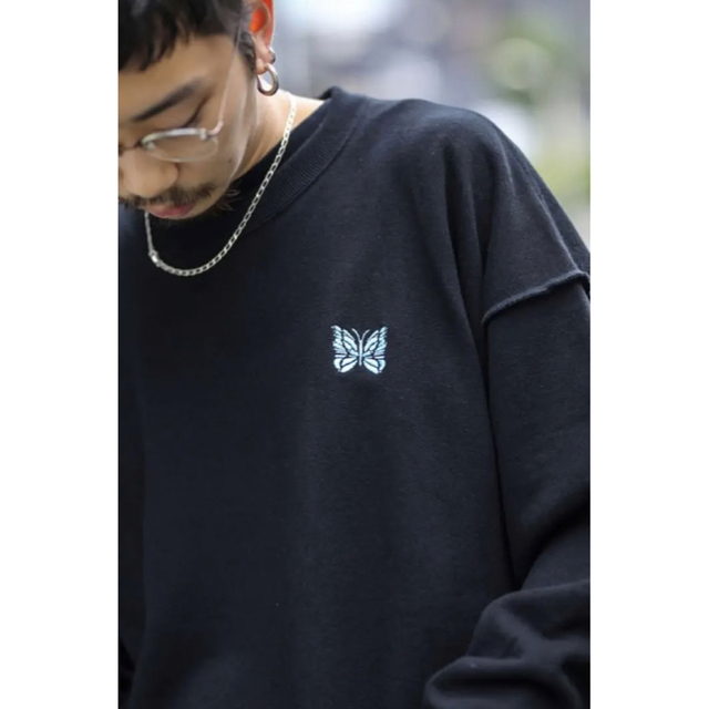 Needles(ニードルス)のneedles papillon sweat studious別注　 メンズのトップス(スウェット)の商品写真