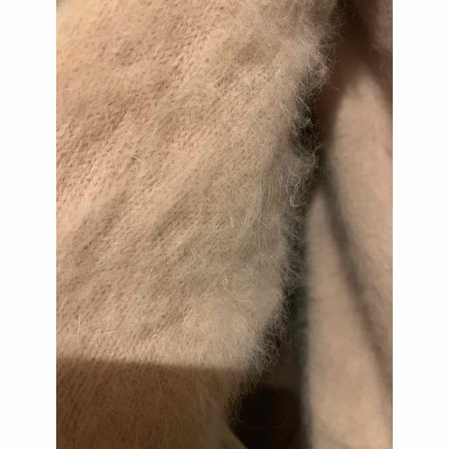 SNIDEL(スナイデル)のsnidel アンゴラニット　ガウンカーディガン レディースのジャケット/アウター(毛皮/ファーコート)の商品写真