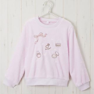 ニッセン(ニッセン)のニッセン　フリース刺繍トレーナー　140(Tシャツ/カットソー)