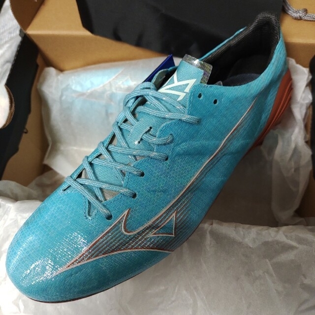 MIZUNO α JAPAN 26.5cm アズールカラー- MIZUNO α JAPAN 26.5cm アズールカラー-