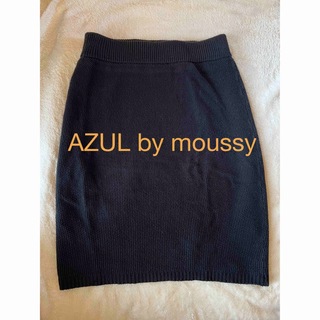 アズールバイマウジー(AZUL by moussy)のAZUL ニットスカート(ミニスカート)