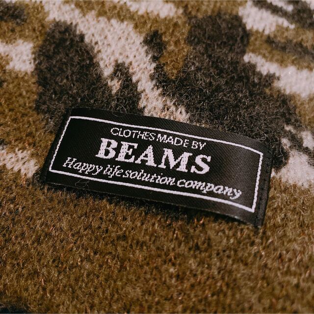 BEAMS(ビームス)の【BEAMS】メンズマフラー　迷彩柄 メンズのファッション小物(マフラー)の商品写真