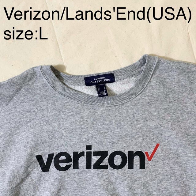 LANDS’END(ランズエンド)のVerizon/Lands'End(USA)ビンテージスウェットシャツ メンズのトップス(スウェット)の商品写真