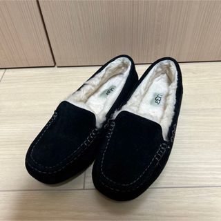 アグ(UGG)のUGG ★ アンスレーモカシンブラック24cm ANSLEY US7(スリッポン/モカシン)