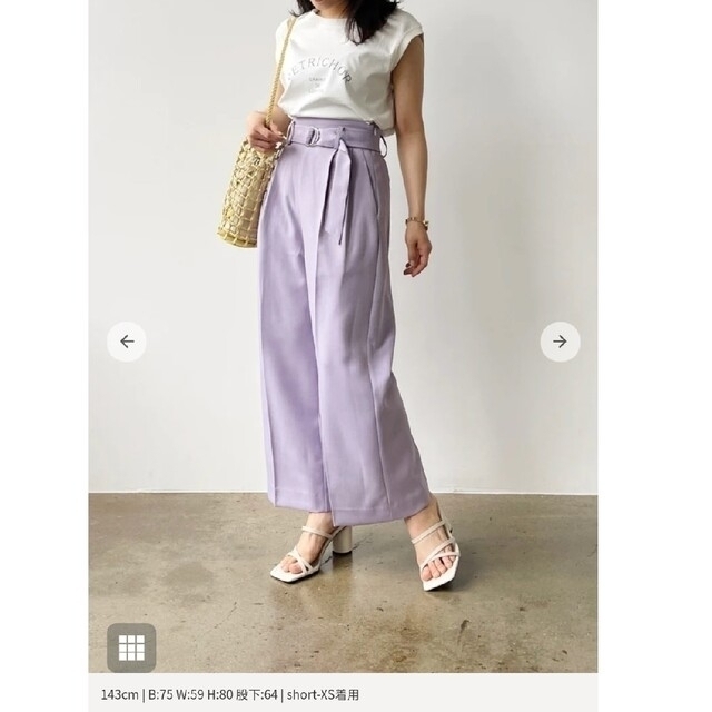 COHINA - 【新品未使用】cohina　ハイウエストタックストレートパンツ