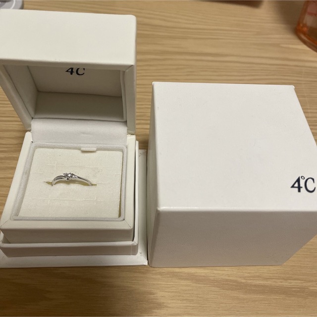 4℃(ヨンドシー)の4℃ K18ホワイトゴールド リング　10号 レディースのアクセサリー(リング(指輪))の商品写真